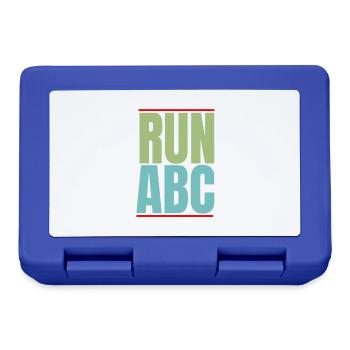 RUN ABC - Brotdose - Royalblau - Vorne
