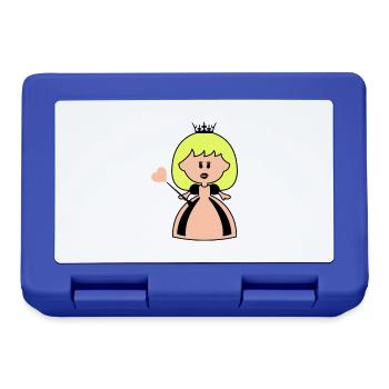 princess love - Lunchbox - royal blue - Front