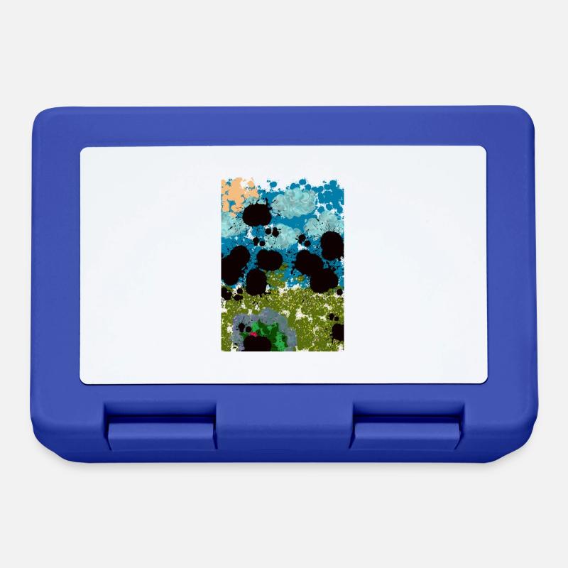 Étang abstrait - Boîte à goûter - bleu royal