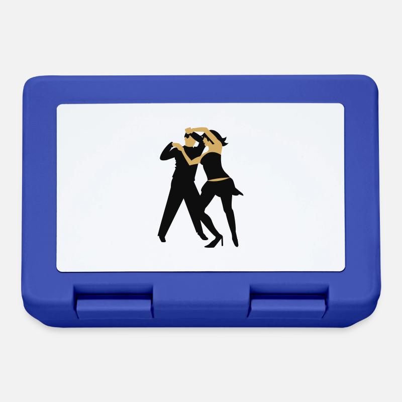 Salsa-dancer / salsa Tänzer (2c) - Lunchbox - royal blue