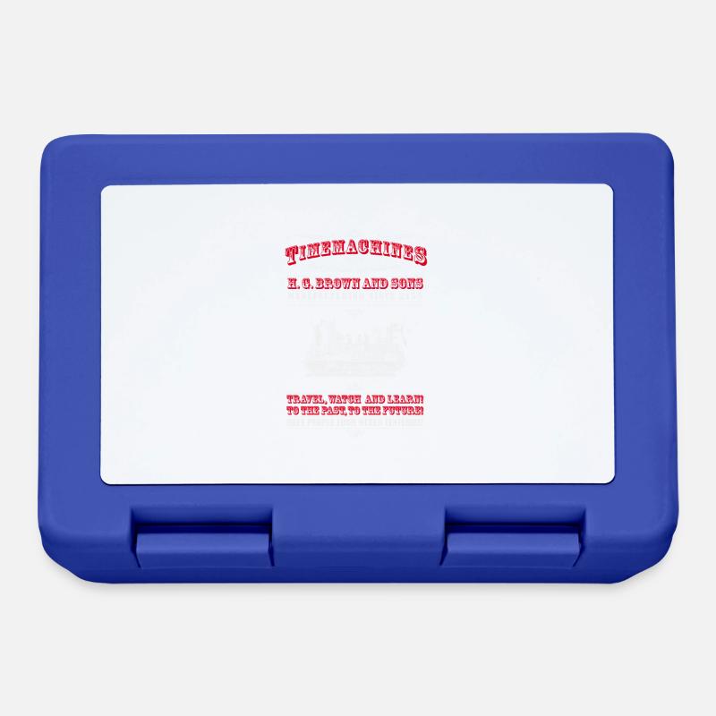 Time Machines (light) - Lunchbox - royal blue