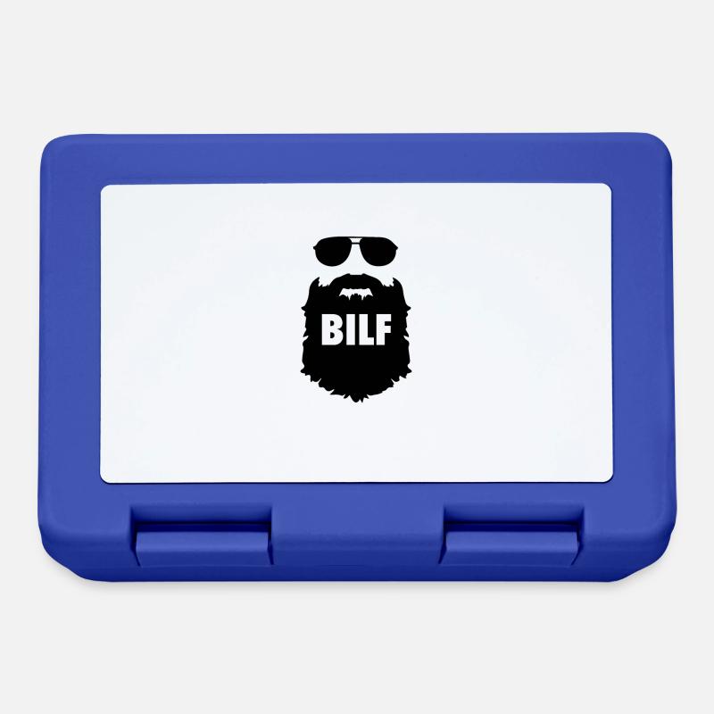BILF - Bart, den ich gerne hätte ... (Bärte) - Brotdose - Royalblau