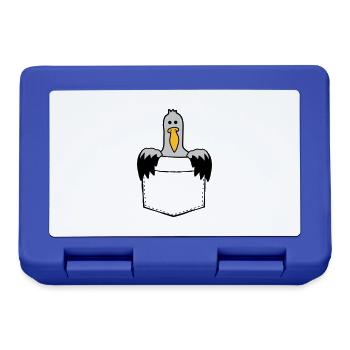 Bag Seagull On the way - Lunchbox - royal blue - Front