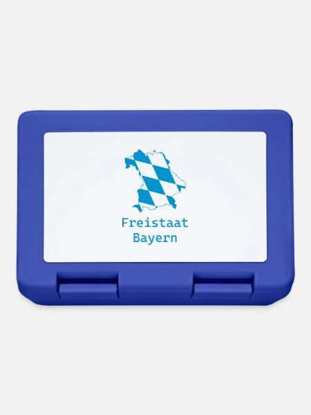 Bayern - Brotdose - Royalblau