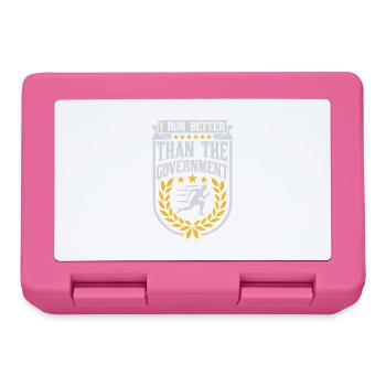 run better than government - Lunchbox - pink - Front