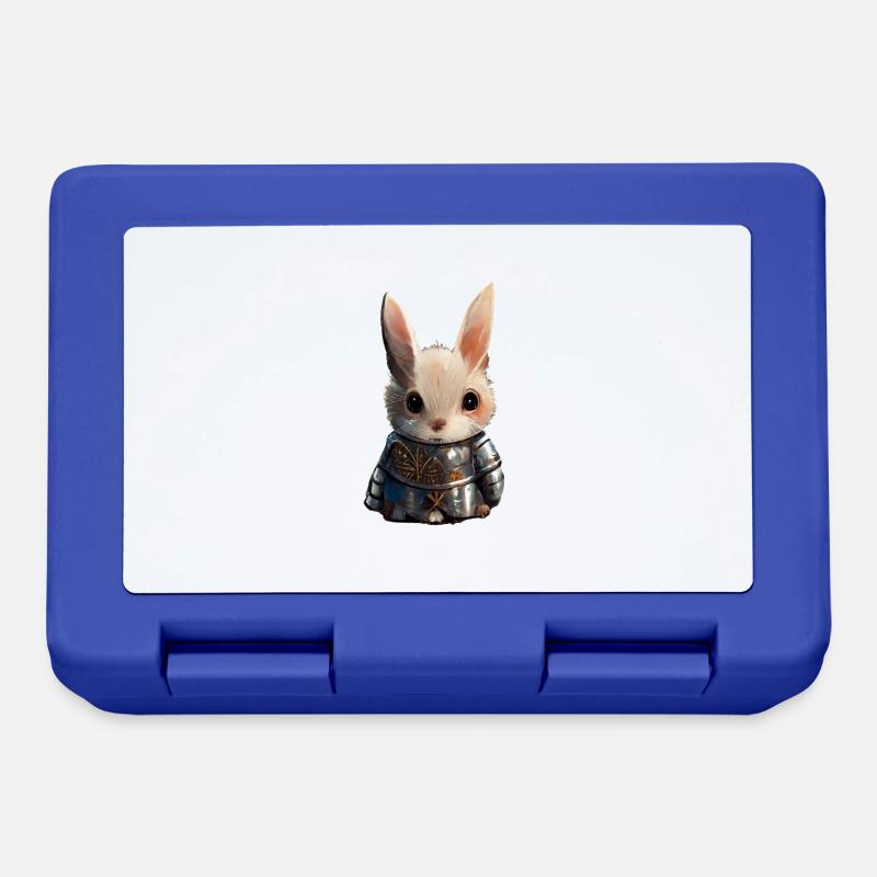 Mignon lapin chevalier Hase - Boîte à goûter - bleu royal