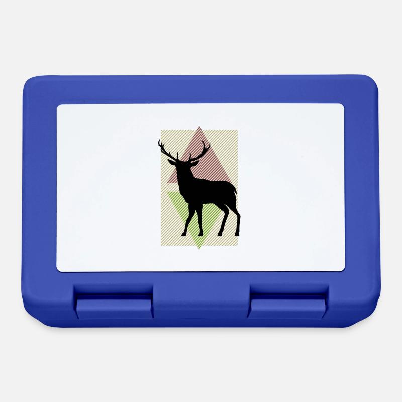 Deer - Lunchbox - royal blue