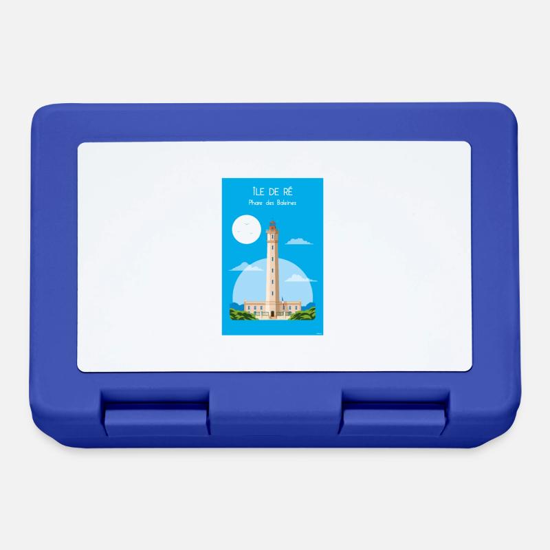 PHARE DES BALEINES - Boîte à goûter - bleu royal
