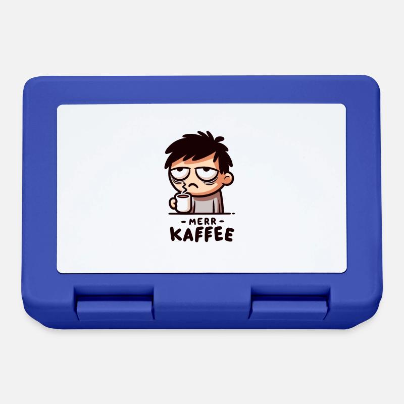 Coffee Lovers - Lunchbox - royal blue