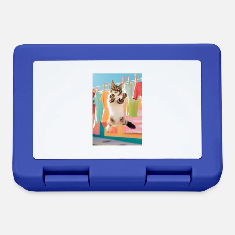 Nettoyant pour chat - Boîte à goûter - bleu royal