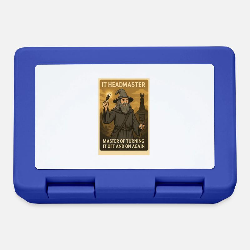 IT Headmaster - Lunchbox - royal blue
