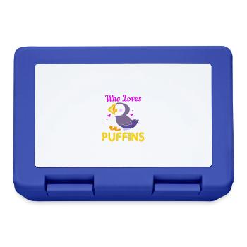Papageientaucher Puffin - Lunchbox - royal blue - Front