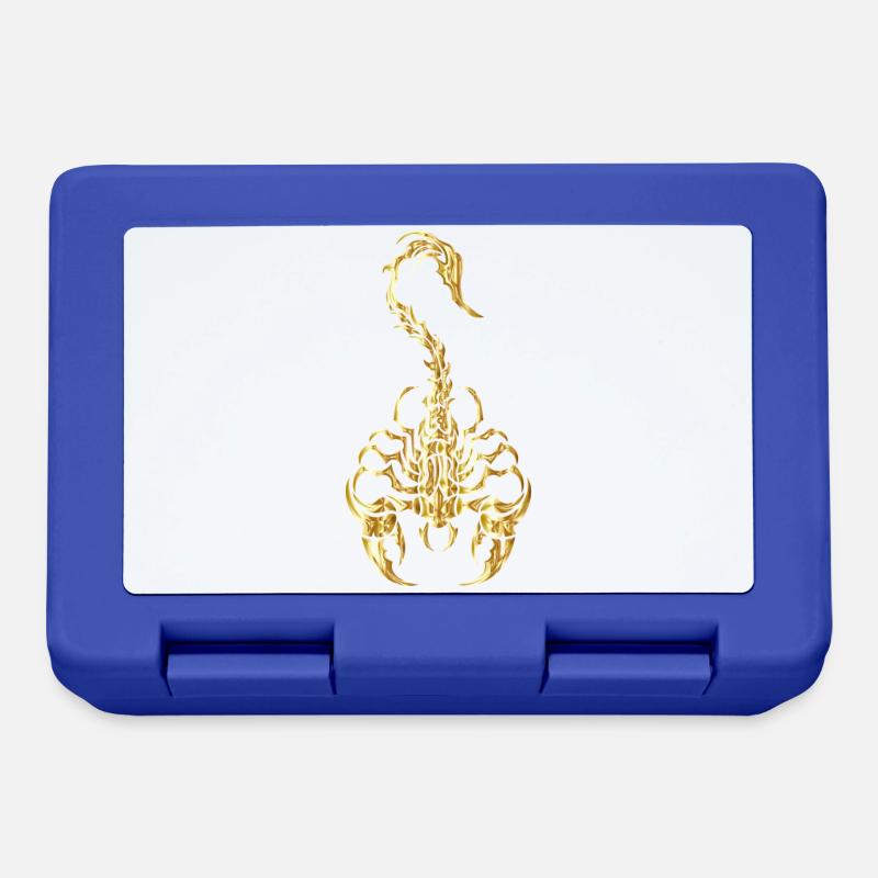 Scorpio gold - Lunchbox - royal blue