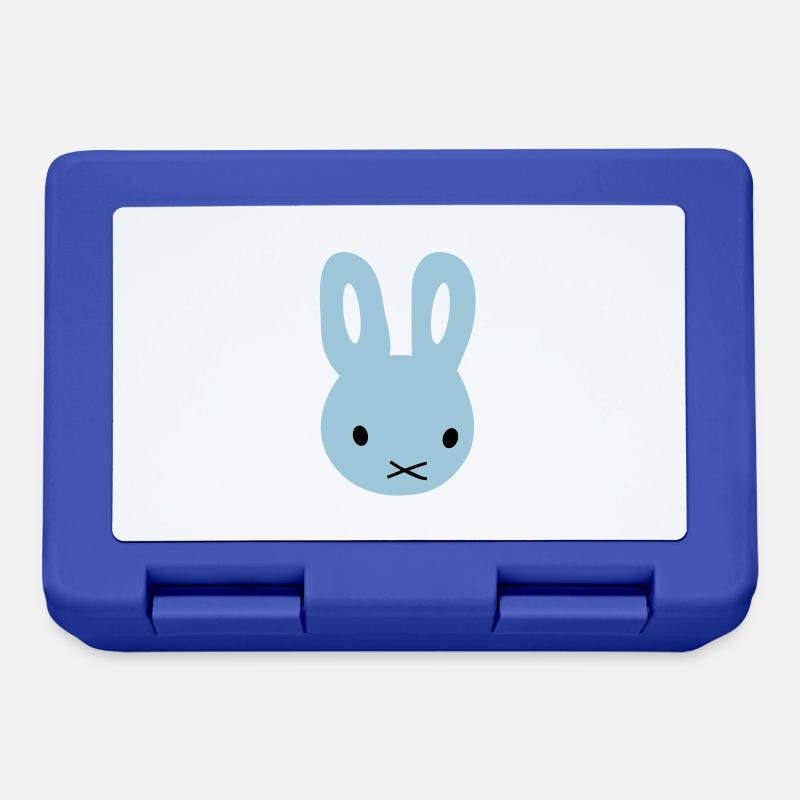Bunny/rabbit - Lunchbox - royal blue