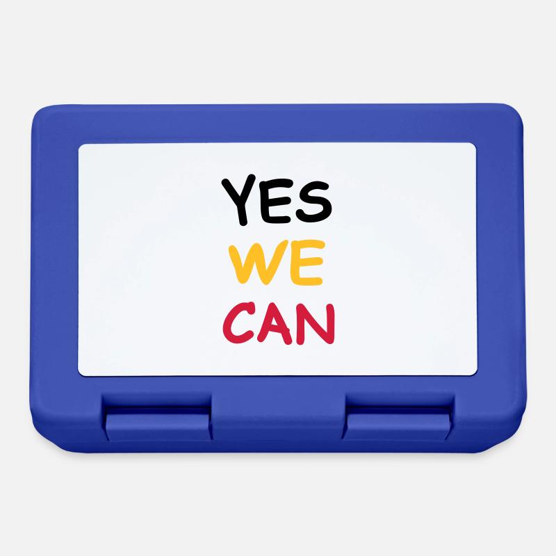 yes we can - Brotdose - Royalblau