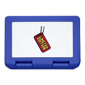 Limited Edition Price Tag Design - Lunchbox - royal blue - Front