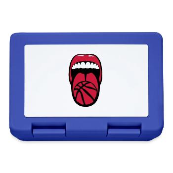 basketball pulls language language basketball - Lunchbox - royal blue - Front
