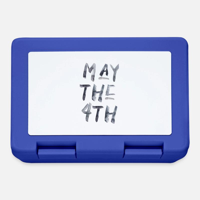 May the force 4th 4 mai jour sentence - Boîte à goûter - bleu royal