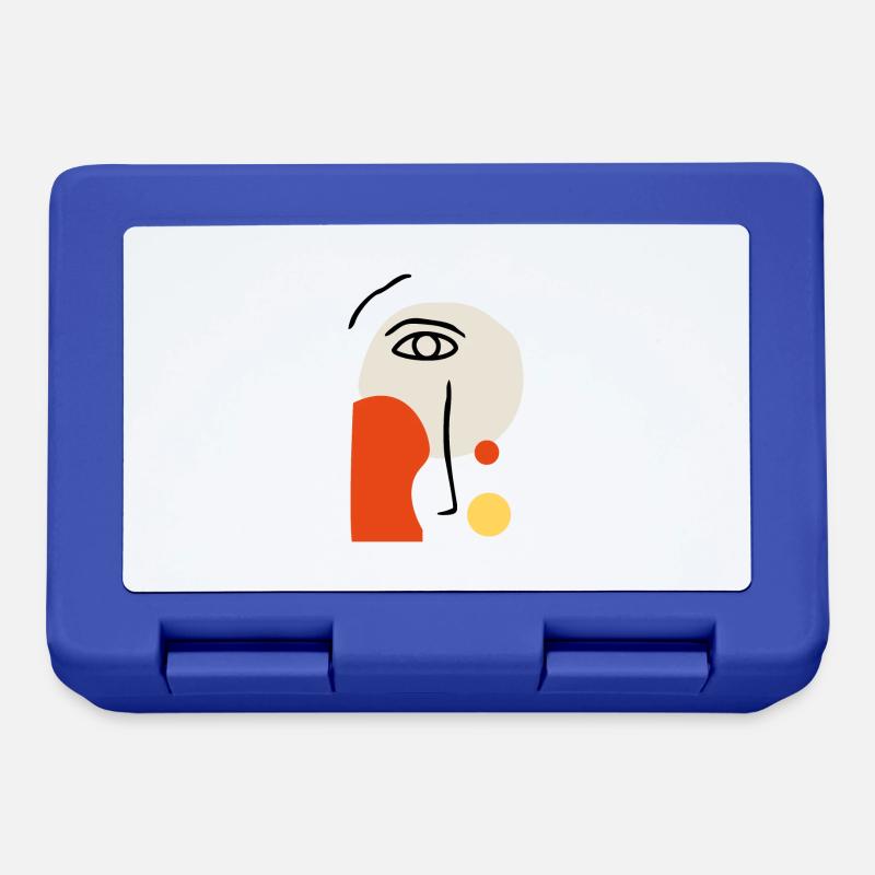 illustration abstrak - Boîte à goûter - bleu royal