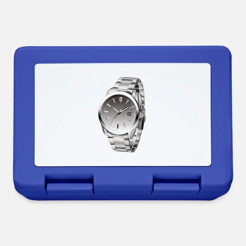 montre - Boîte à goûter - bleu royal