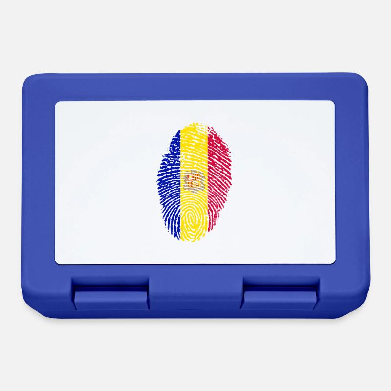 Drapeau d’Andorre - Boîte à goûter - bleu royal