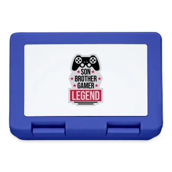 son brother gamer legend - Brotdose - Royalblau - Vorne