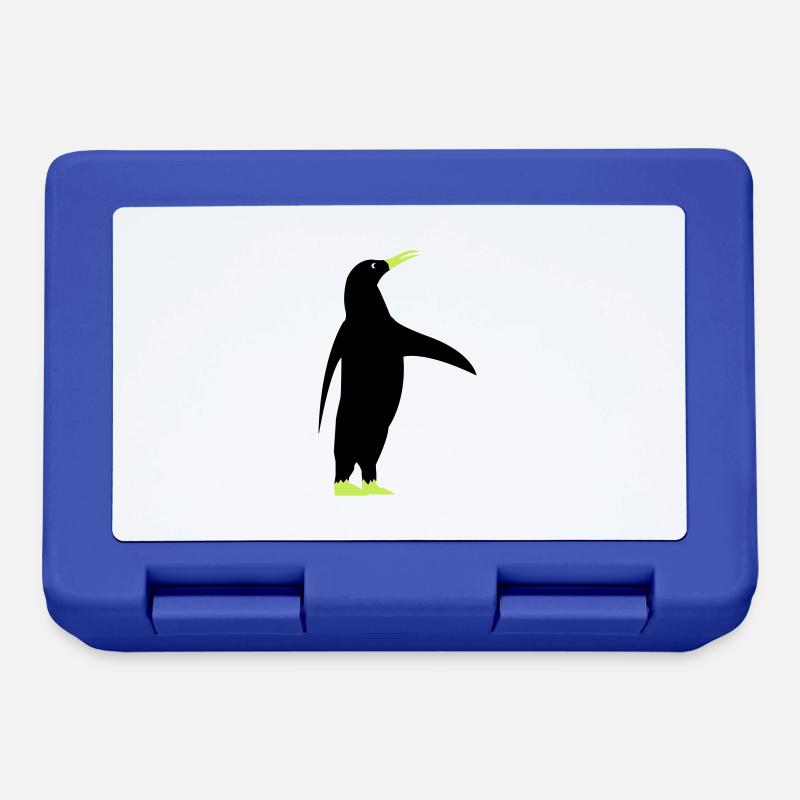pinguin - Brotdose - Royalblau