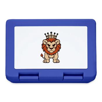 Couronne de Lion Comique - Boîte à goûter - bleu royal - Devant