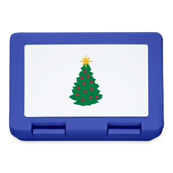 Christmas Tree - Lunchbox - royal blue - Front