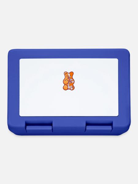 Orange Gummibärchen Anatomie - Brotdose - Royalblau