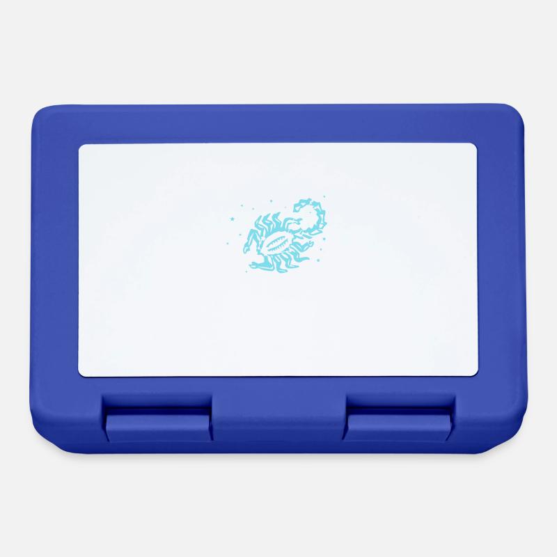 Scorpion de la Constellation scorpion - Boîte à goûter - bleu royal
