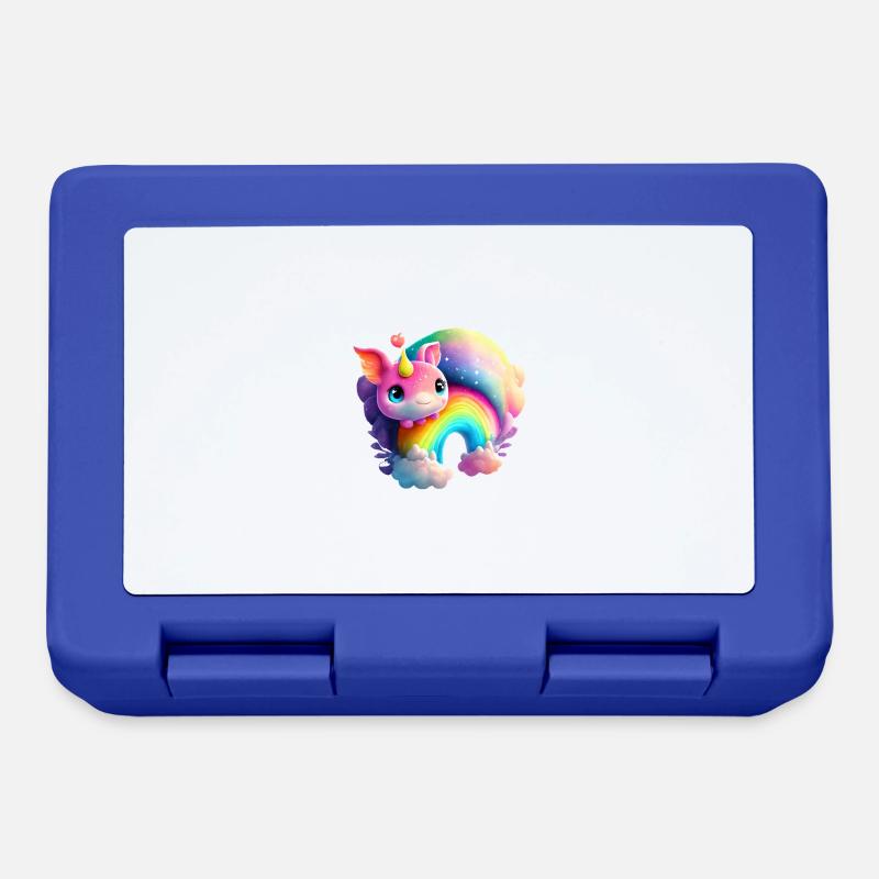 Rainbow - Lunchbox - royal blue