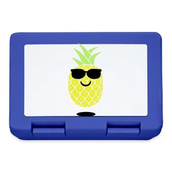 cool ananas - Brotdose - Royalblau - Vorne