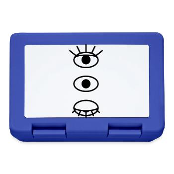 Eyes - Lunchbox - royal blue - Front