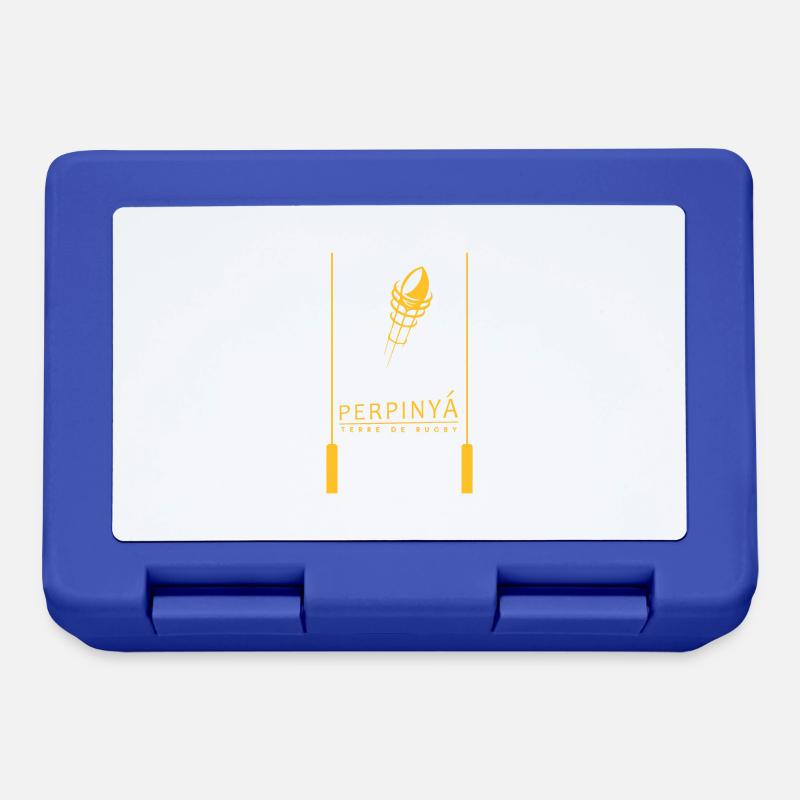 Languedoc Roussillon Perpinya Terre de rugby - Boîte à goûter - bleu royal