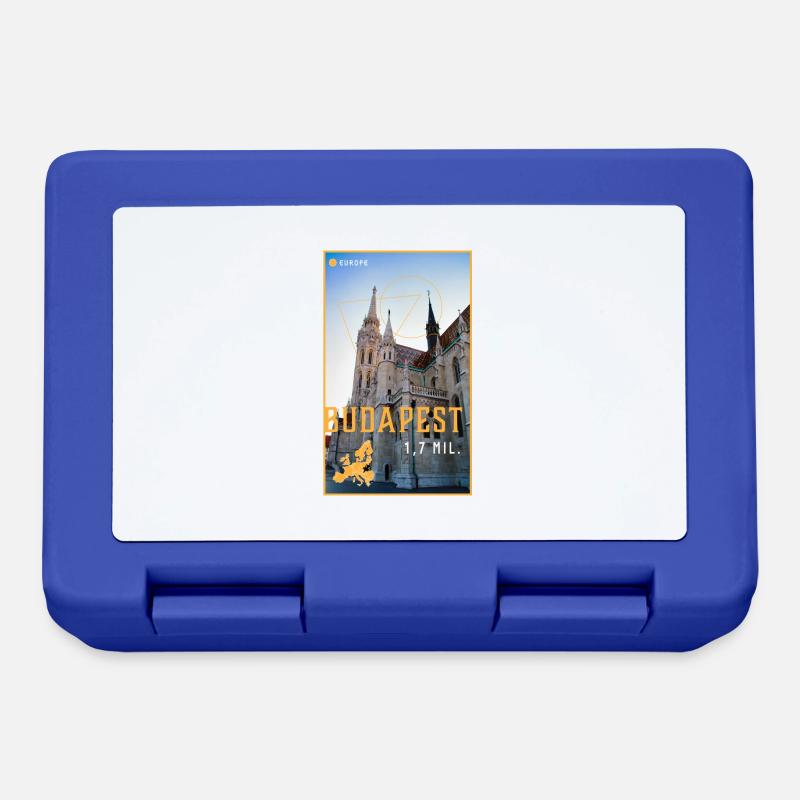 Budapest - Brotdose - Royalblau