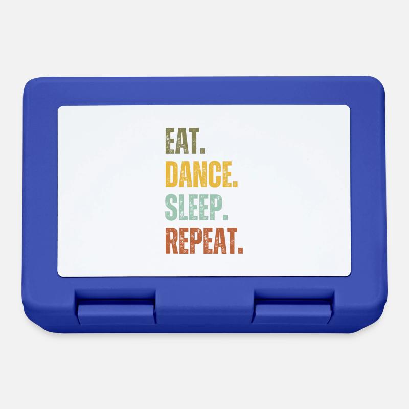 EAT DANCE SLEEP REPEAT - Lunchbox - royal blue