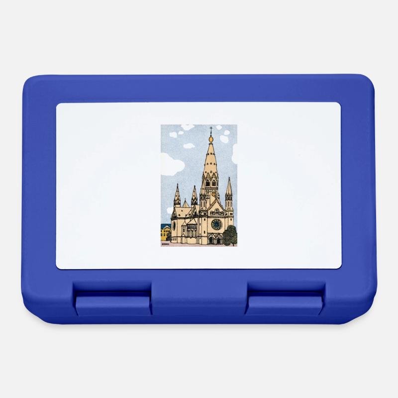 Kaiser Wilhelm Gedächtniskirche Berlin - Brotdose - Royalblau