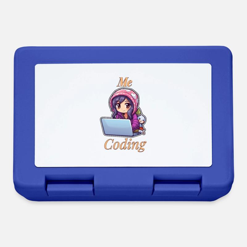 Coding Cutie: Anime Girl - Boîte à goûter - bleu royal