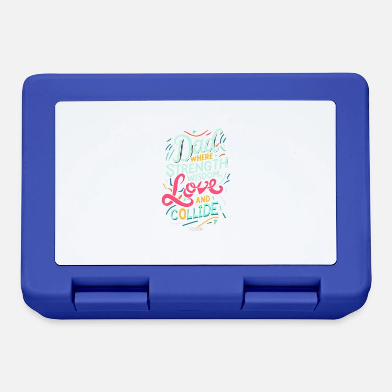 Dad Love - Lunchbox - royal blue