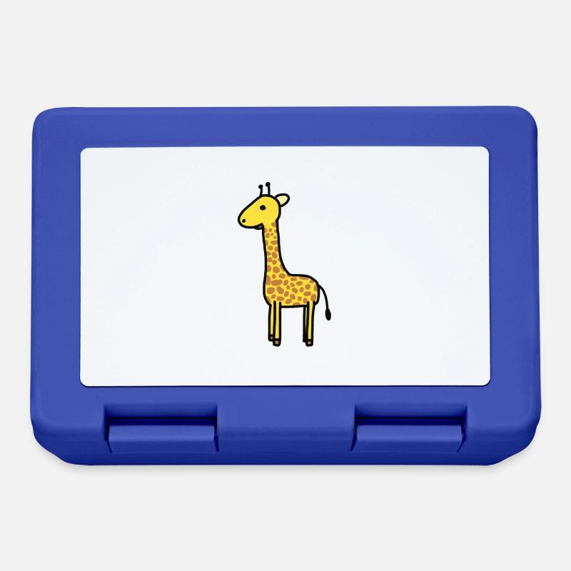 Giraffe - Brotdose - Royalblau