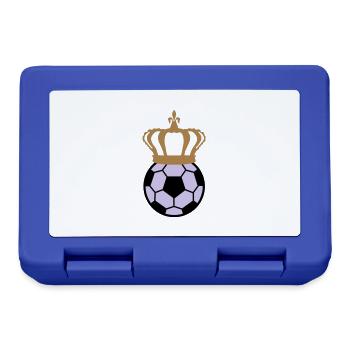 Fußball Kaiser - Fussball 3farbig - Brotdose - Royalblau - Vorne