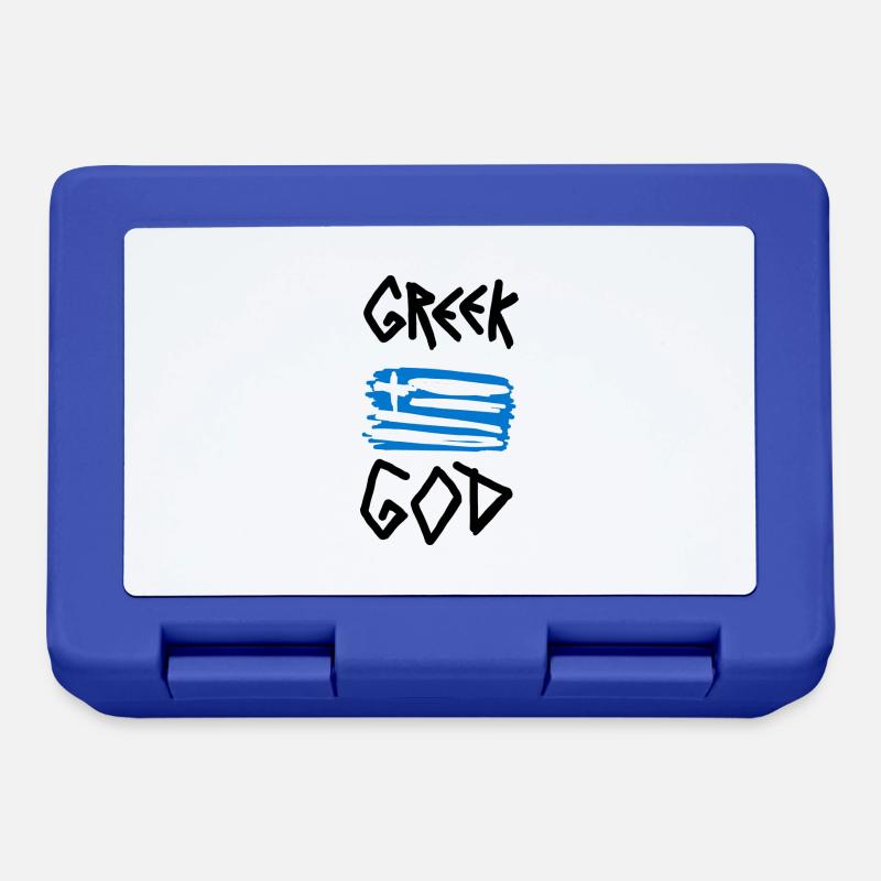 Dieu grec - Boîte à goûter - bleu royal