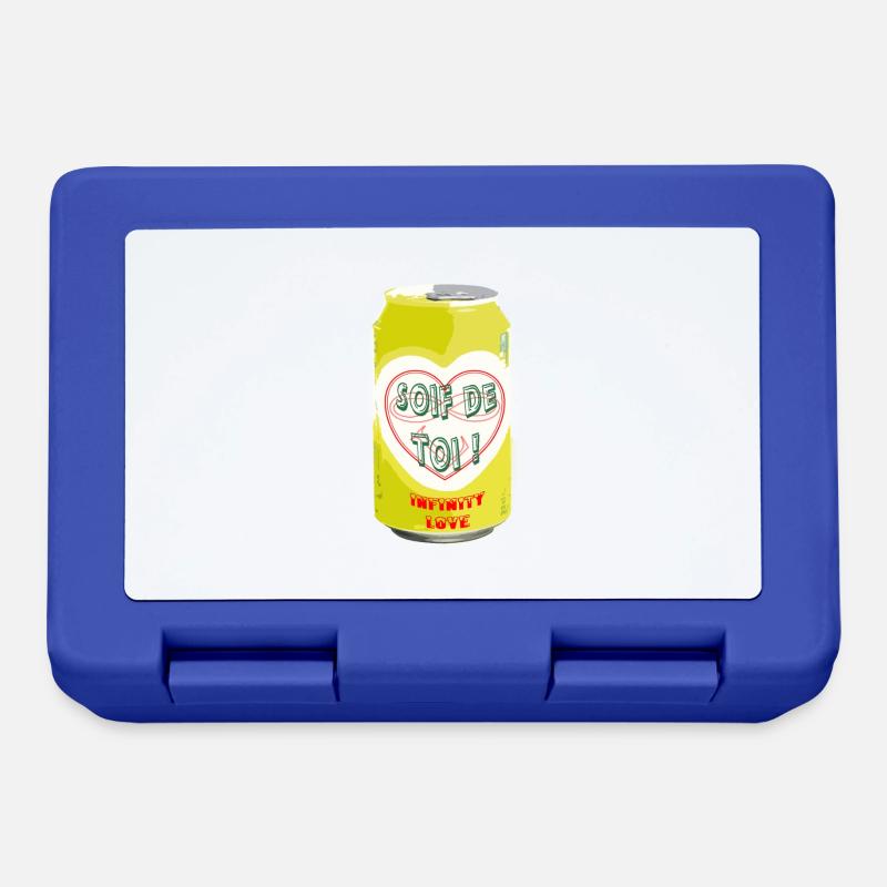 Canette 033 cl soif de toi - Boîte à goûter - bleu royal