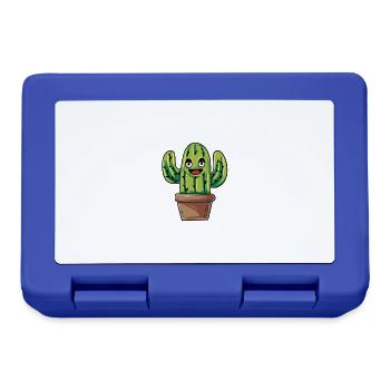 Funny Free Hugs Cactus Sarcastic Design - Brotdose - Royalblau - Vorne
