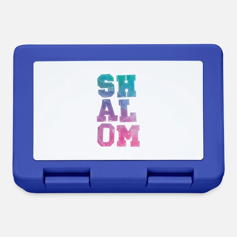 Shalom - Boîte à goûter - bleu royal