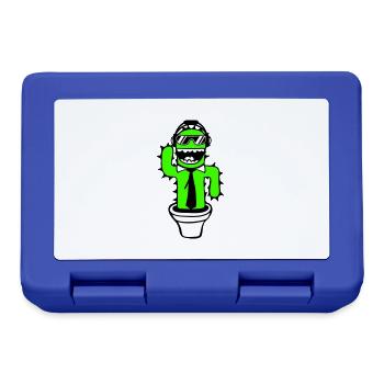Cool Cactus Cacti Desert Plant Sunglasses - Lunchbox - royal blue - Front