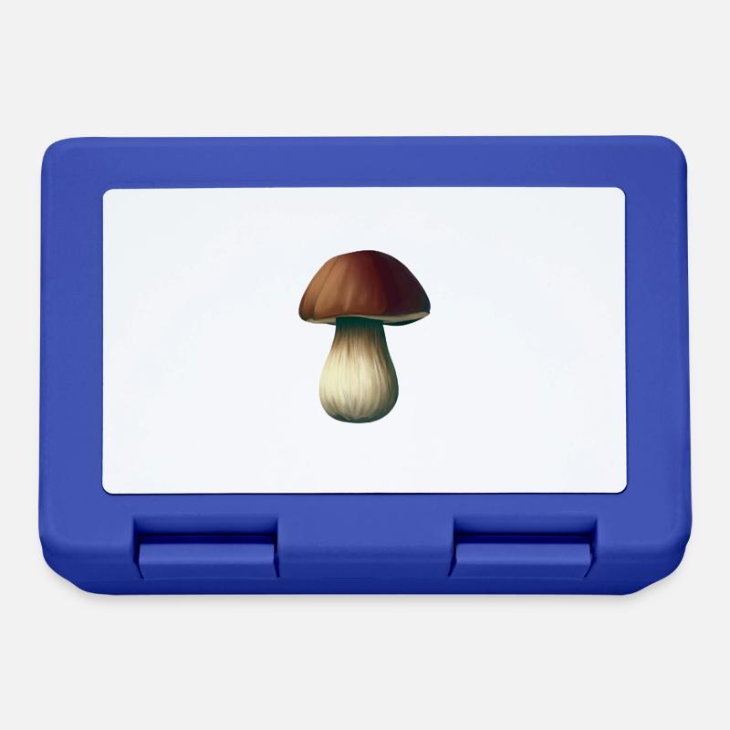 mushroom boletus - Lunchbox - royal blue