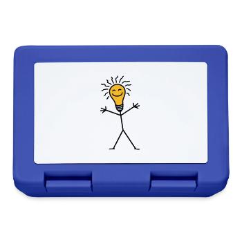Light Bulb - Lunchbox - royal blue - Front