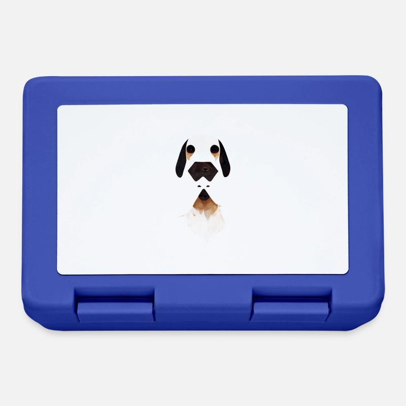 Dog stylized - Lunchbox - royal blue